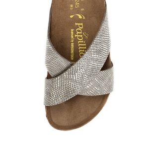 Birkenstock papillio Daytona Python slides sliver